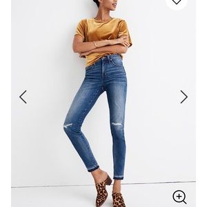 Madewell high rise jeans size 24